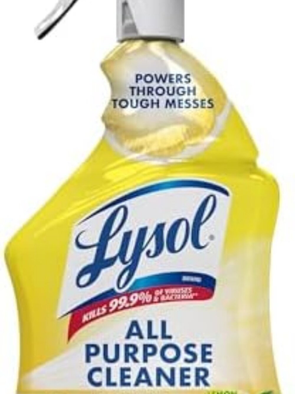 Lysol All Purpose Cleaner Spray Disinfectant Lemon Breeze Scent 32 oz Kills 99.9